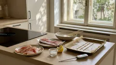 Šneci na špejli z kuřecích prsou ve slanině: křupavé zvenku, jemné uvnitř