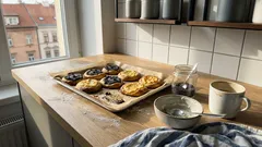 Nadýchané tvarohové vatrušky s mákem: jednoduchý postup, díky kterému drží tvar